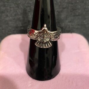 Silver Eagle  Ring - Detailed  Design…. adjustable band